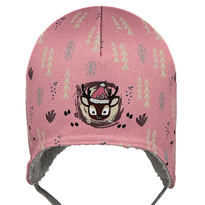 Vázací čepice podšívka wellsoft Sobík růžová RDX