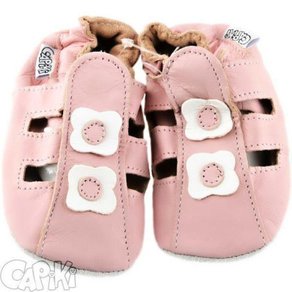 Kožené capáčky 12-18 m (21) 14,2 cm Capiki