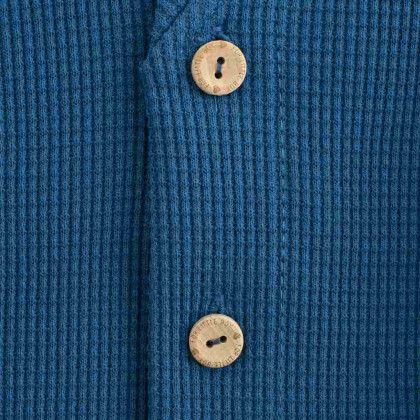 Kojenecký kabátek na knoflíky New Baby Luxury clothing Oliver modrý