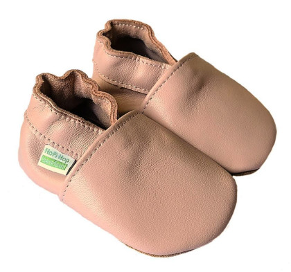 Kožené capáčky Barefoot Vel. S (0-6 měs.) Hopi Hop