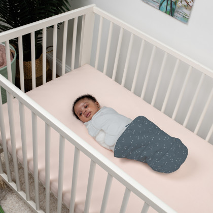 Zavinovačka bavlněná ulitka celoroční SwaddleMe™ 0 m+ Ingenuity
