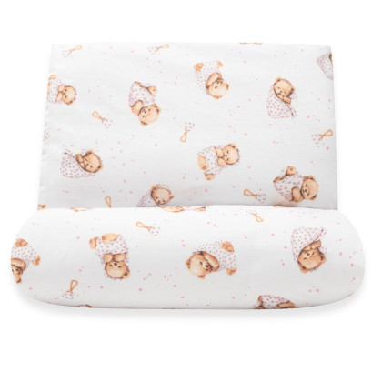 2-dílné ložní povlečení Sweet teddy bear 90/120 cm pink New Baby