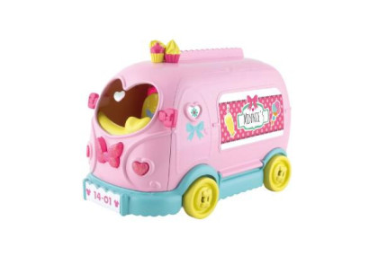Minnie auto cukrárna se světlem a zvukem s kloubovou figurkou a doplňky
