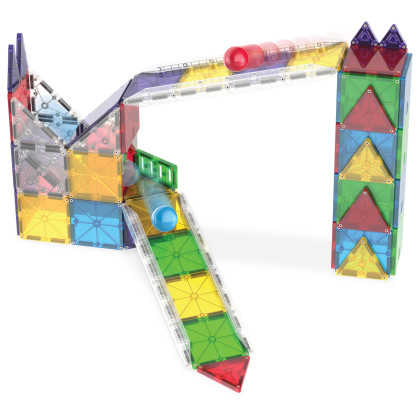 Magnetická stavebnice Rail Racers Deluxe 90 dílů