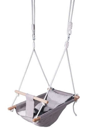 Houpačka pro nejmenší 2Kids Toys šedá