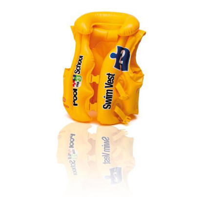 Vesta nafukovací žlutá 3 komory 50x47cm od 3-6 let Intex