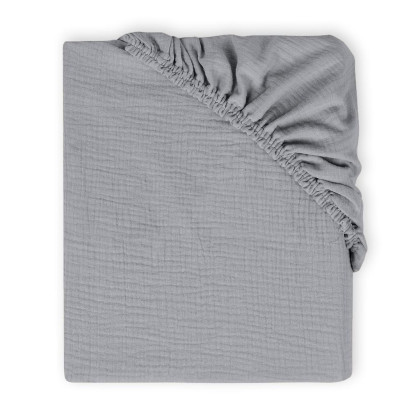 Mušelínové prostěradlo s gumou 60 x 120 cm BabyMatex