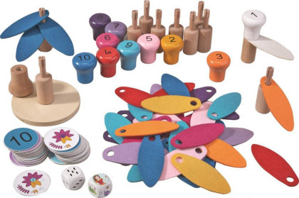 Matematika 1-10 Číselné květiny Haba Pro