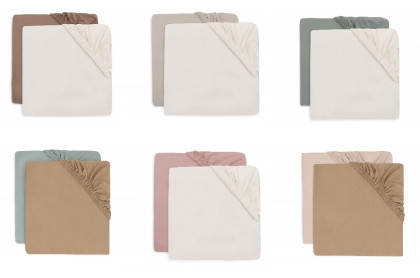 Prostěradlo napínací 120 x 60 cm 2 ks Jollein