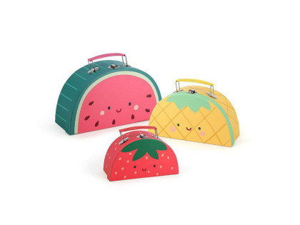 Sada 3 kufříků Lahodné ovoce Sarah Betz Vilac