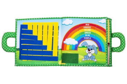 Interaktivní dětská knížka Quiet Book Piqipi