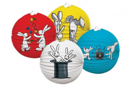 Lampion koule Bob a Bobek průměr 25 cm