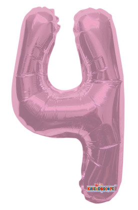 Nafukovací číslice růžová 35 cm