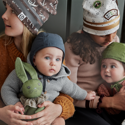 Dětská čepice Winter Beanies Elodie Details White Tiger