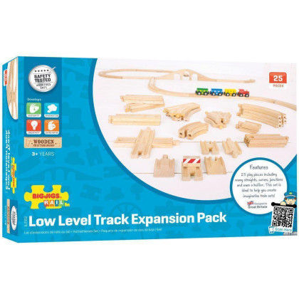 Dřevěné koleje set 25 dílů Bigjigs Rail