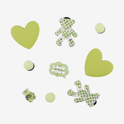 Amulety - ozdoby na boty Amuletz Zelení medvídci mix