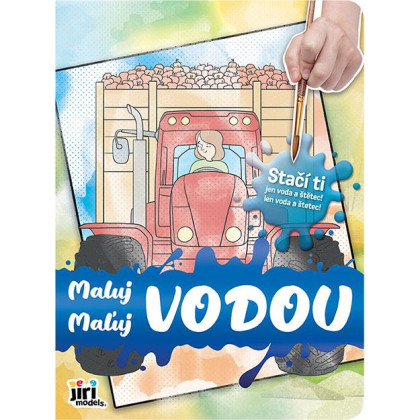 Maluj vodou Traktory