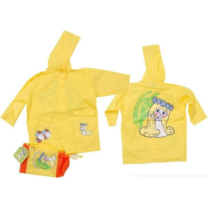Pláštěnka Víla Amálka Pidilidi PL04 žlutá - vel. 116