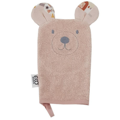 EKO Žínka bavlněná s oušky 20x15 cm Bear