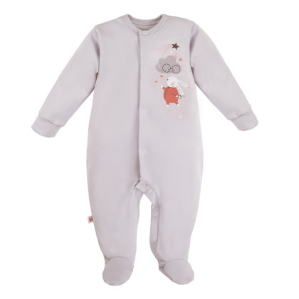 Kojenecký set do porodnice Mellow 4dílný šedý