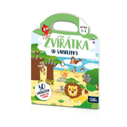 3D samolepky: Zvířátka Kvído