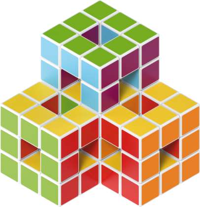 Geomag Magicube Art 64 dílků