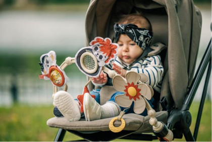 Hrazda na kočárek Tiny Rockers Sunny Stroll