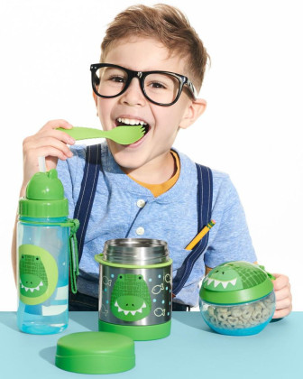 Termoska na jídlo se lžičkou/vidličkou Zoo 3 r+ 325 ml Skip Hop
