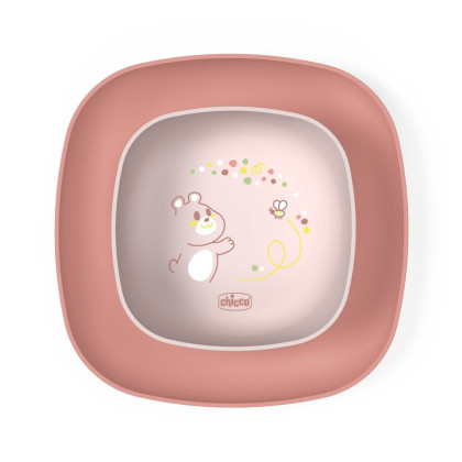 Set jídelní - miska a talíř 12 m+ Chicco