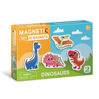 Magnetická hra Dinosauři 15 ks