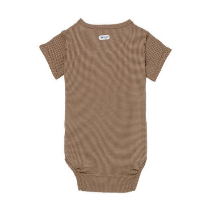 Hydrofilní zavinovací body s krátkým rukávem Romper Ciumbelle Beige Lodger
