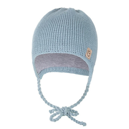 Čepice pletená zavazovací LA Outlast ® Sv.mentolová