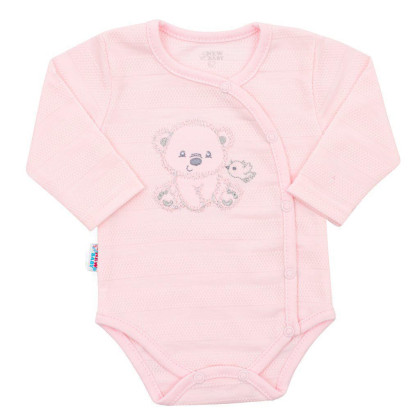 Kojenecká soupravička do porodnice New Baby Sweet Bear růžová