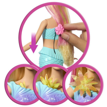 Barbie Kouzelná květinová mořská víla - Blondýnka