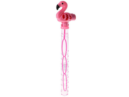 Bublifuk plameňák 36 cm s píšťalkou