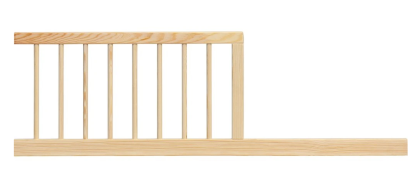 Válendová bočnice k postýlce 120 cm- ECO - přírodní