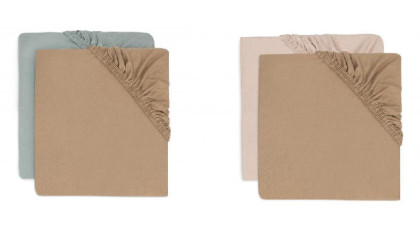 Prostěradlo napínací 120 x 60 cm 2 ks Jollein