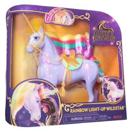 Unicorn academy světelný jednorožec Wildstar 28 cm