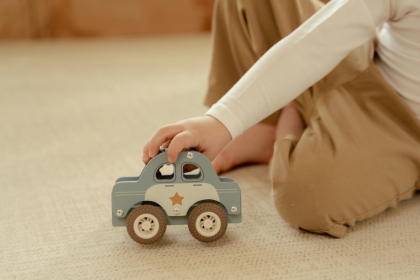Policejní auto dřevěné Little Dutch