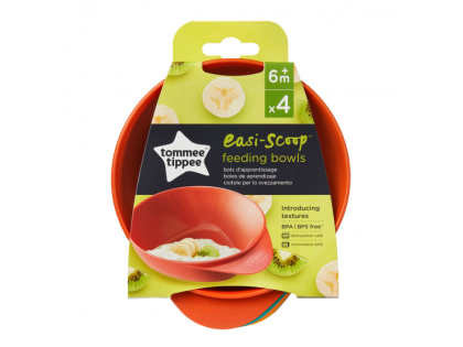 Misky pro snadné nabírání 4 ks Tommee Tippee