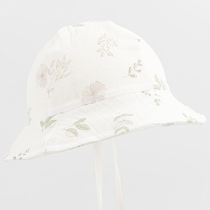 Kojenecký mušelínový klobouček Zoe New Baby