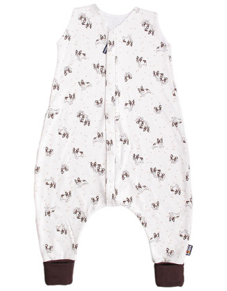 Letní spací pytel bambus buldoček hnědé nohavice Kaarsgaren