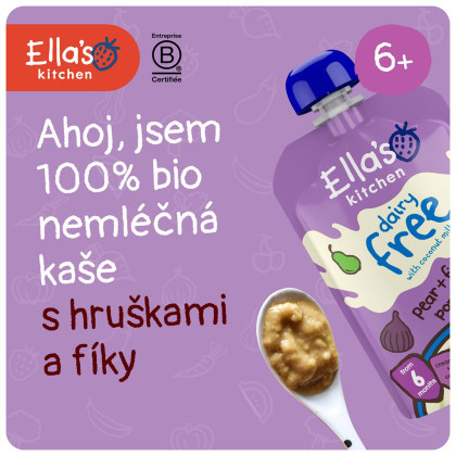 Ella's Kitchen BIO Nemléčná kaše s hruškami a fíky (100 g)