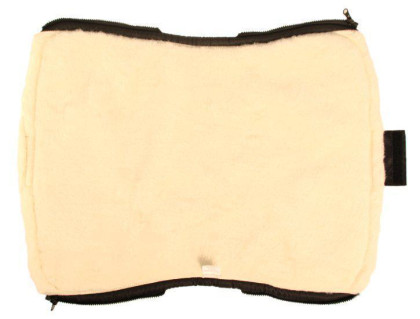 Merino rukávník na kočárek z ovčí/velbloudí vlny na zip 30 x 50 cm