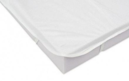 Chránič matrace do postýlky 120 x 60 cm bílý