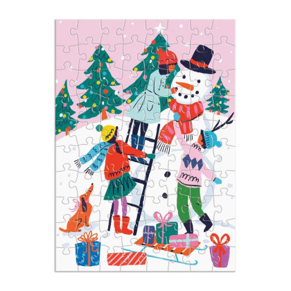 Galison Puzzle adventní kalendář 12 v 1
