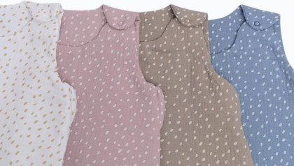 Lehký mušelínový spací pytel Infantilo