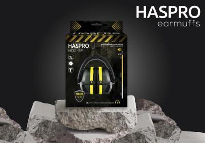 Chrániče sluchu Nox-5F, SNR 32dB černé Haspro
