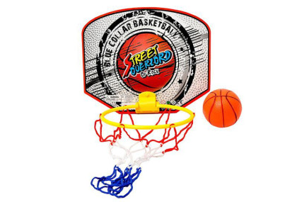 Basketbalový koš na doma s nafukovacím míčem