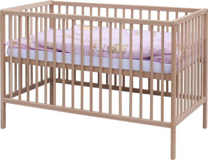 Dětská postýlka s kompletní výbavou Scarlett 120 x 60 cm Mráček - růžová 2. JAKOST